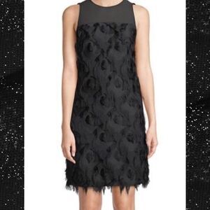 MICHAEL Michael Kors Feather Shift Dress SZ 10 NWT